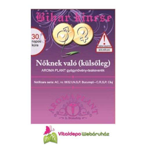 Bihar Kincse – Nőknek való tea (külsőleg)