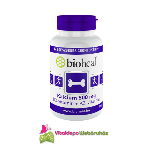 Kalcium + D3 + K2-vitamin (70x)