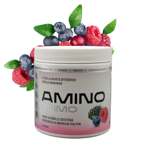 AMINO PRIMO instant aminosav italpor - erdei gyümölcs